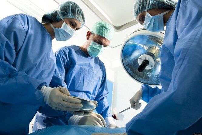 Proces izvođenja operacije na oboljelom zglobu